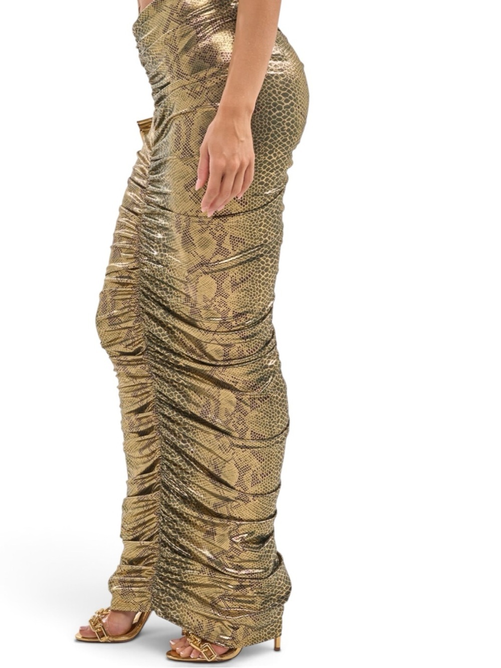 NWT SNEAKY LITTLE SNAKE MAXI SKIRT - Picture 2 of 5